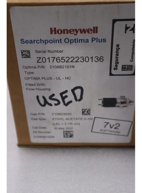 HONEYWELL BH17 0RZ 英国零件 2108B SEARCHPOINT OPTIMA PLUS 气