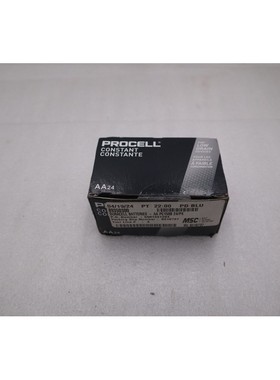 全新 Duracell Procell 电池 碱性 尺寸 AA(24 盒)库存 H315A