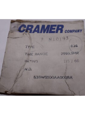 全新 开箱 Cramer 636WS100AA0008A 时间计 库存 L214CC