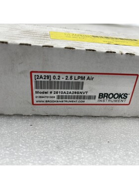 Brooks Instrument Model 2510a2a29snvt Stock K-2153