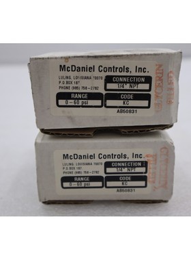McDANIEL 控制 AB50831 压力计 #K-2241