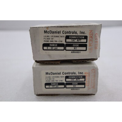 McDANIEL 控制 AB50831 压力计 #K-2241