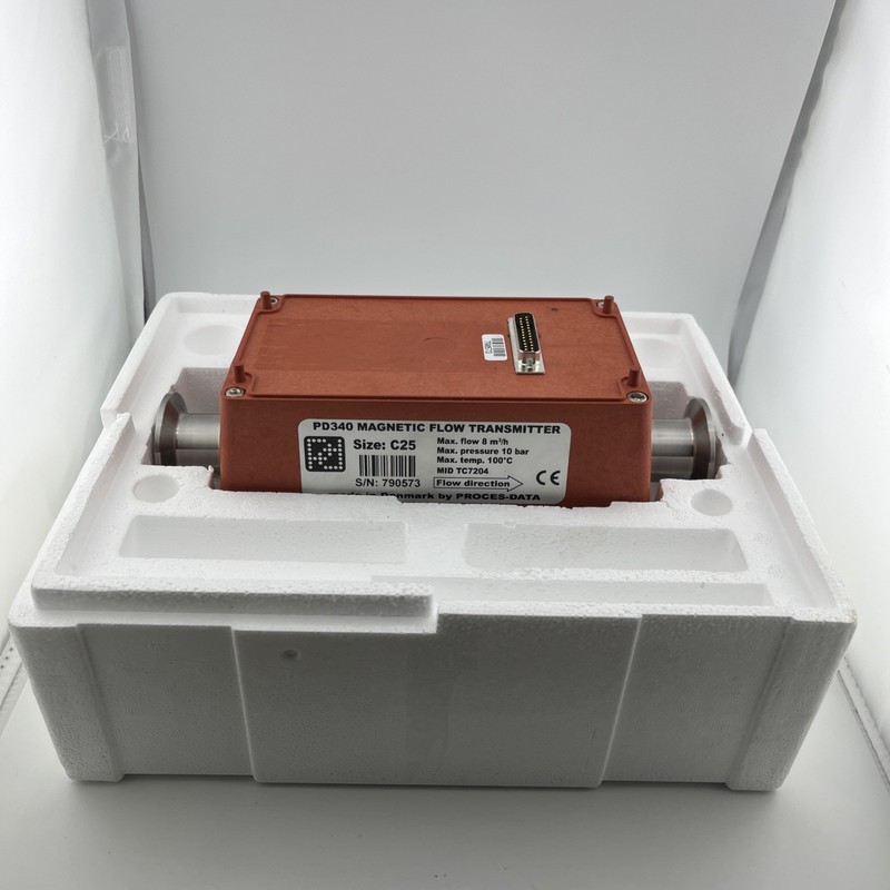 PROCES DATA PD340 C25 TC7204 8M3/H MAGNETIC FLOW TRANSMITTER