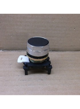 EM22P1 Eaton Cutler Hammer 全新 22 毫米金属黑色冲洗按钮 EM22