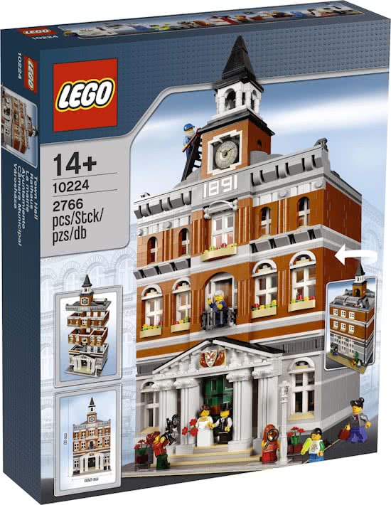 乐高10224lego市政厅townhall街景系列玩具收藏积木 现货!