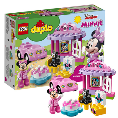 LEGO乐高10873德宝大颗粒DUPLO米妮的生日派对益智儿童玩具礼物