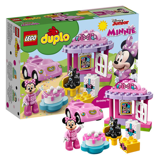 LEGO乐高10873德宝大颗粒DUPLO米妮的生日派对益智儿童玩具礼物