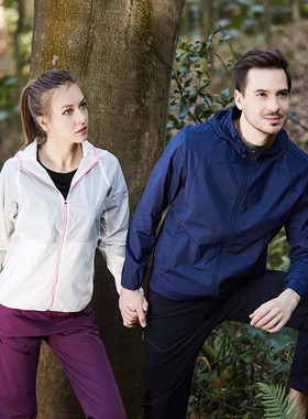 正品喀尔沃男女情侣款夏季轻薄弹力防晒衣皮肤风衣558207 558208