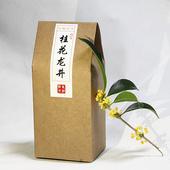 杭州特产新茶雨前龙井桂花龙井茶叶礼物100g盒装 现货 包邮