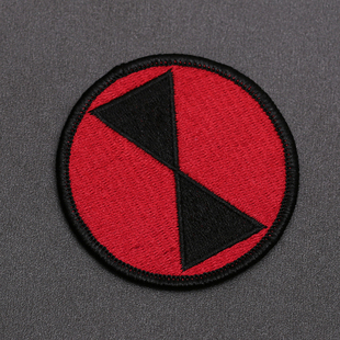 越战臂章M65臂章TCU徽章OG107佩章第七步兵团刺绣魔术贴肩章帽徽