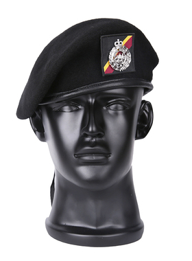 HKP港版皇家PTU机动贝雷帽港款军迷战术小兵帽羊毛战斗帽保安帽