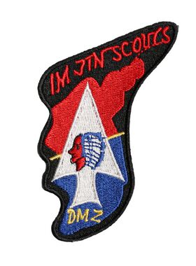 IMJIN SCOUTS临津江侦察臂章列侬同款0G胸章M65风衣军迷徽章