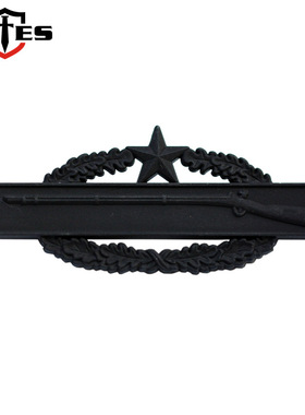 美国战斗步兵章UCP徽章OCP技能章CBI金属徽章黑色战术徽章