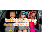 12岁宝宝坐垫 增高垫自动充气3 英国Bubblebum儿童安全座椅 便携式