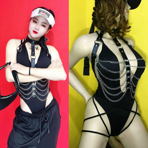 酒吧dj女团演出服gogo点舞服装
