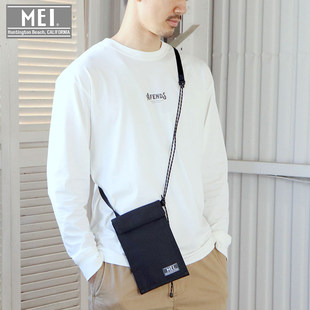 明星同款 单肩包胸包腰包男女小包户外运动旅行小背包 MEI斜挎包