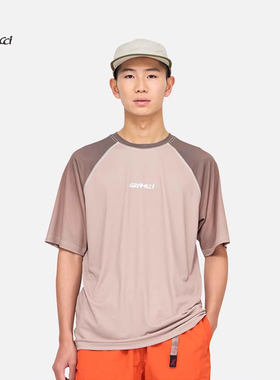 GRAMICCI小野人 日常都市时尚休闲圆领短袖渐变色T恤G5SU-T053