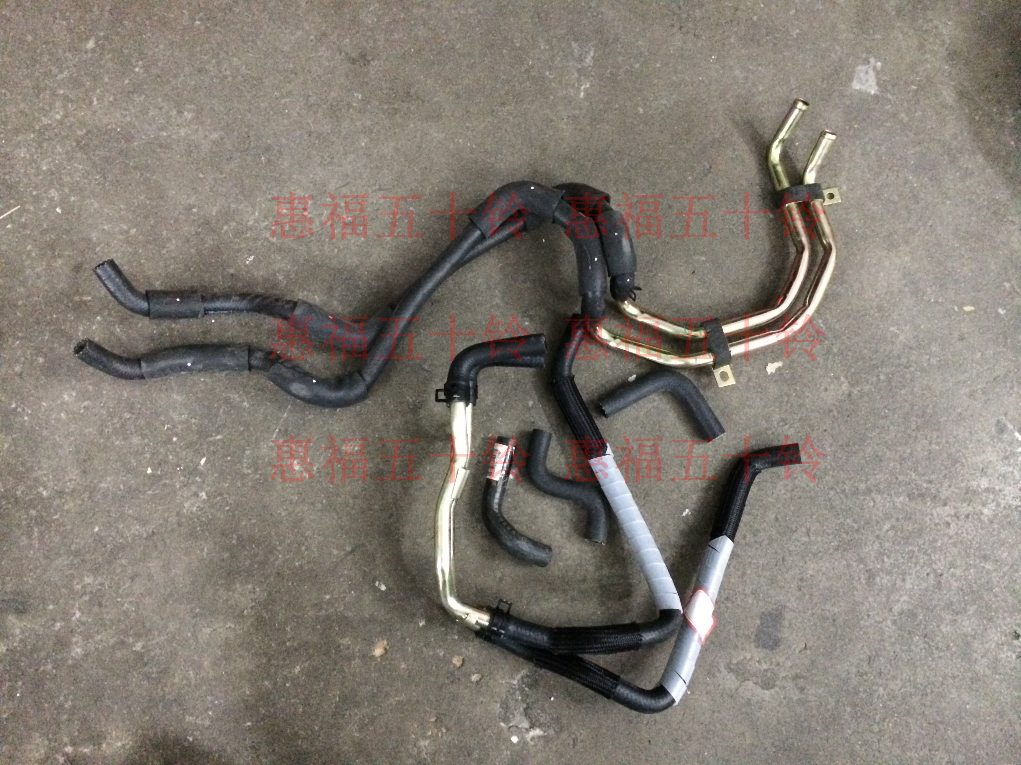 五十铃 发动机水管 暖风机水管 庆铃 600P 4KH1 庆铃正厂