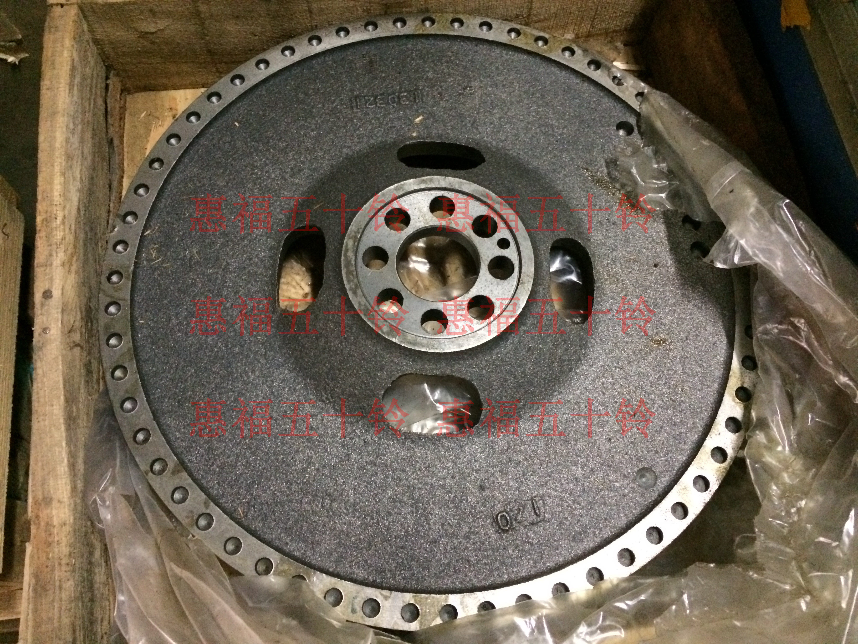 五十铃 飞轮总成 4hk1 庆铃700p 汽刹 ftr 货车配件 庆铃正厂