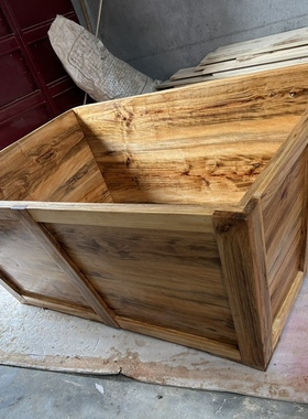 定制樟木超大号谷米斗  农业课农场用米斗