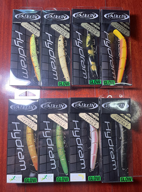 日本valkein 浮水四节鱼米诺 3.7克 鳟鱼路亚饵 超强泳姿