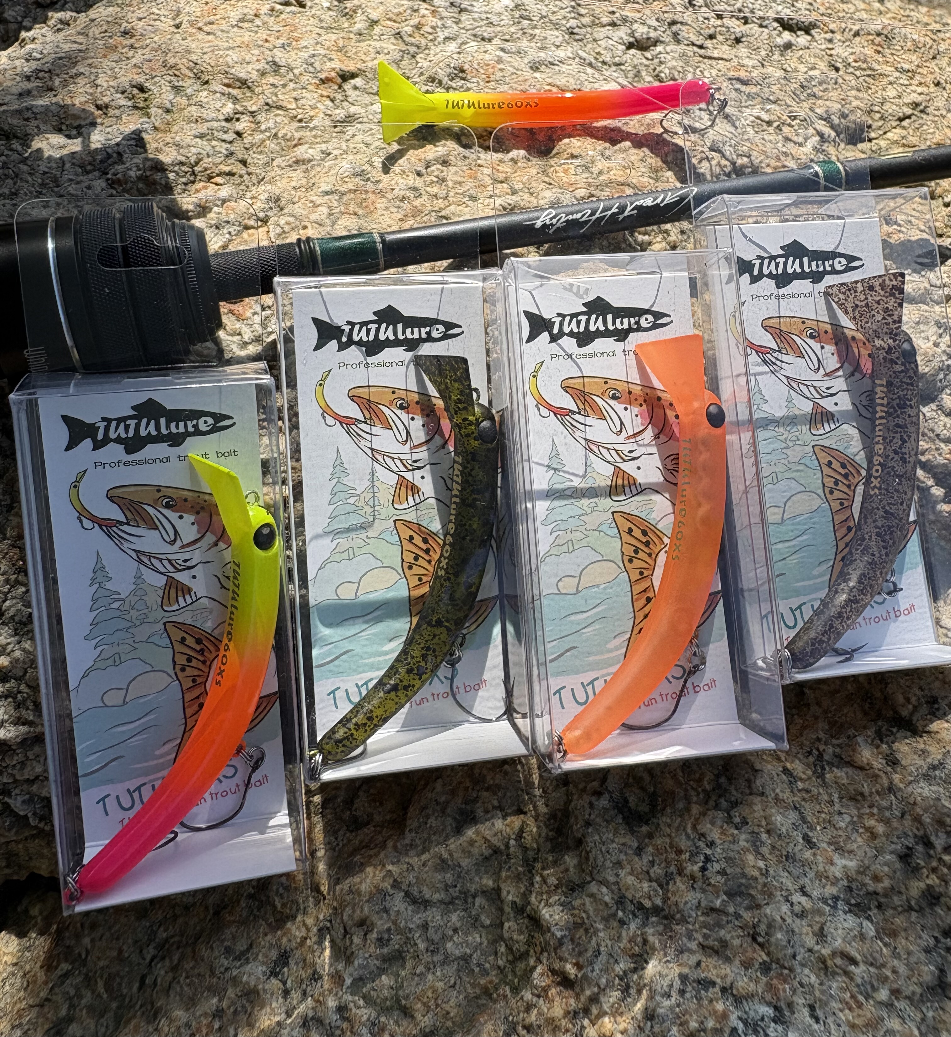 TUTUlure60xs鳟鱼倒舌板3.9克虹鳟鱼管理场野钓溪流路亚饵