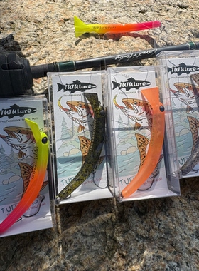 TUTUlure60xs鳟鱼倒舌板3.9克虹鳟鱼管理场野钓溪流路亚饵