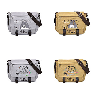 龙猫  动漫帆布挎包单肩包KBP-7