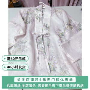 纯苎麻日常飞机袖合领短衫对襟汉服防晒外搭薄款原创女春夏秋宋制