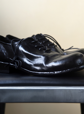 新锐 孤寂水洗牛皮 日潮万搭手工皮鞋 yucoogu®固特异中古牛津鞋