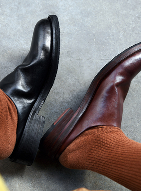 缝制 昱谷®情侣y2k勃肯鞋 vibe方头懒人鞋 包头拖 法式摩登便鞋