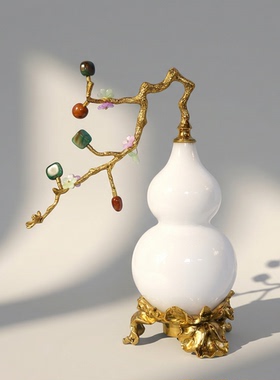 【本尼家】T110现代轻奢装饰葫芦台灯护眼装饰灯床头客厅氛围灯