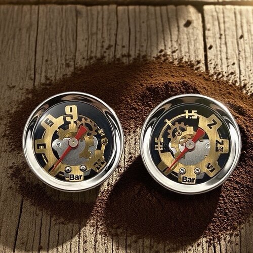 咖啡机镂空改装压力表惠家格米莱开孔42mm萃取蒸汽压力表