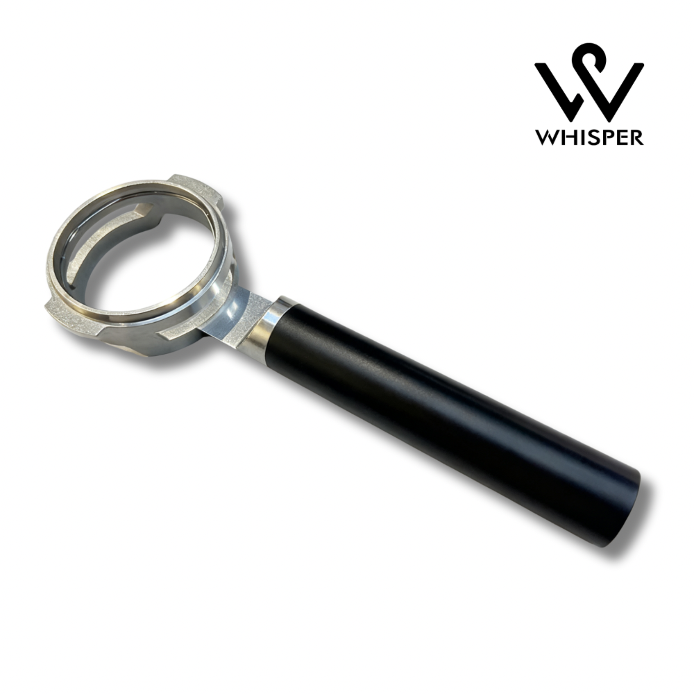 维斯博CNC不锈钢镂空无底咖啡机手柄