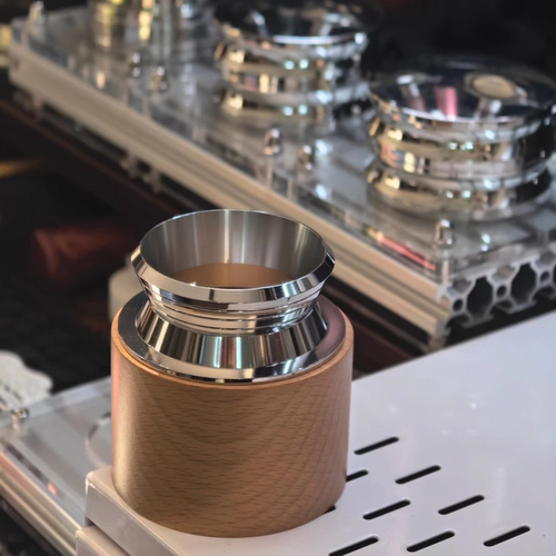 磨豆机不锈钢镜面抛光进口不粘粉食品级镀层接粉环