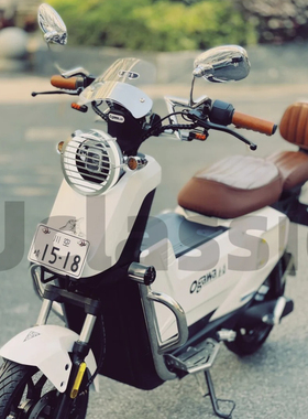 适用u2小牛电动车uqi+复古改装配件前后转灯尾灯挡风挡泥板坐垫