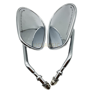 摩托车哈雷改装 后视镜 s07电动车复古全金属后视镜 适用小牛u1one