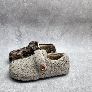 超纤厚底休闲深口套脚舒适百搭软底加绒女单鞋 女鞋 新款 2025冬季