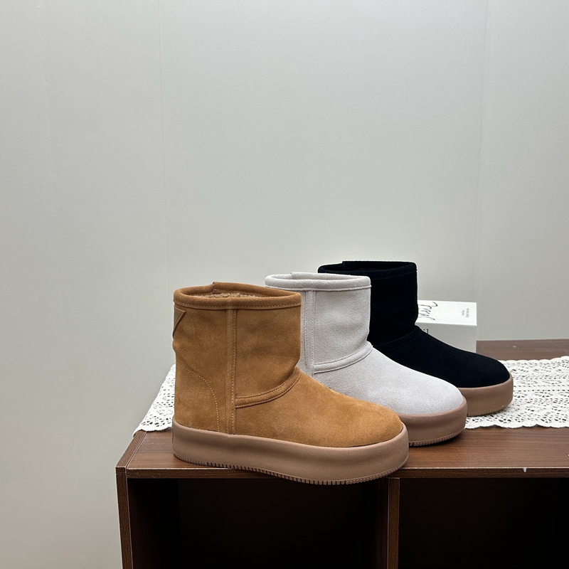 断码真皮女鞋雪地靴保暖