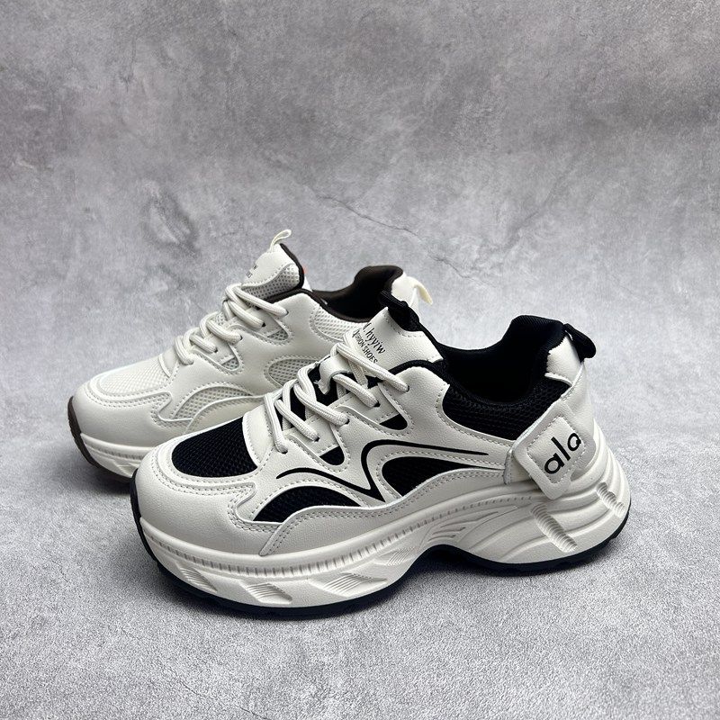 2026春季新款女鞋超纤厚底休闲深口系带舒适百搭软底透气女单鞋,女鞋,深口单鞋,淘宝优惠券,粉丝福利购,淘宝优惠卷