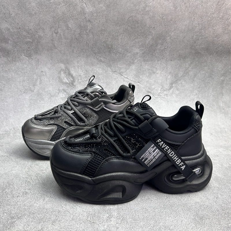 2026春季新款女鞋超纤厚底休闲深口系带舒适百搭软底透气女单鞋,女鞋,深口单鞋,淘宝优惠券,粉丝福利购,淘宝优惠卷