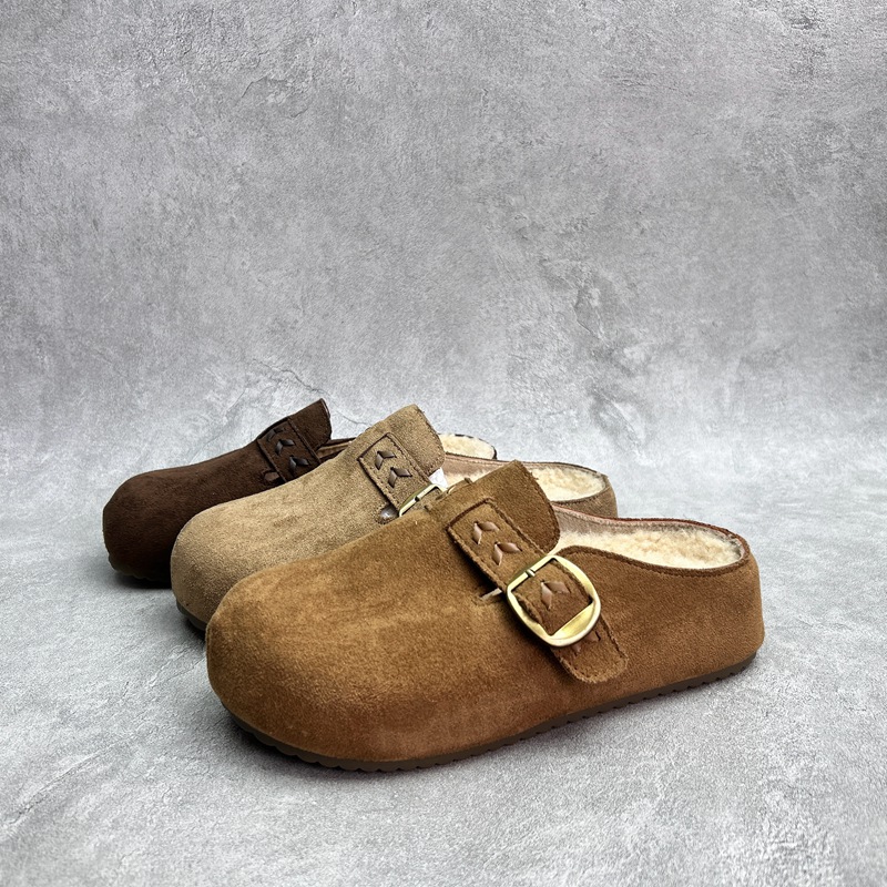 工厂断码勃肯鞋包头拖女外穿一脚蹬懒人鞋2025新款休闲拖百搭舒适