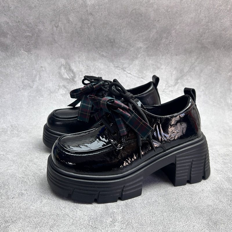 2026春季新款女鞋超纤厚底休闲深口系带舒适百搭软底透气女单鞋,女鞋,深口单鞋,淘宝优惠券,粉丝福利购,淘宝优惠卷