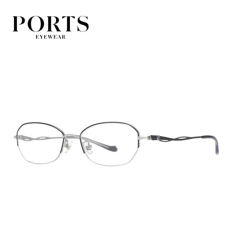 PORTS女半框同款纯钛超轻正品