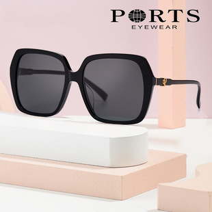 PSF23101 休闲方框开车墨镜全框板材防晒女款 PORTS 宝姿太阳眼镜