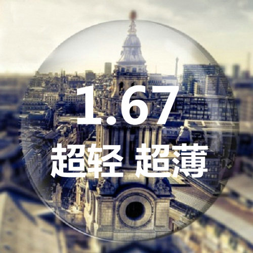 正品特价韩国进口 达格斯1.67 超薄加膜加硬防辐射非球面树脂镜片