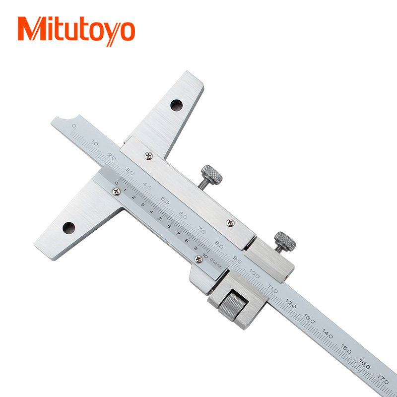 三丰游标深度卡尺527-101 102 121 122高精度不锈钢0-200