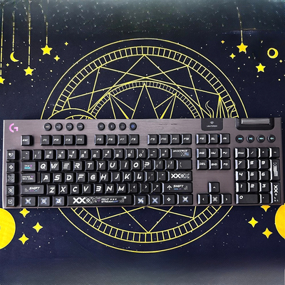 PBT罗技键帽套装不掉色不起油