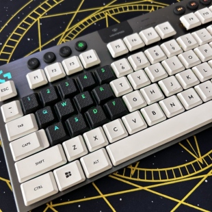 纹理触感背光键帽适用于罗技G813/G815/G915/G913TKL游戏键盘