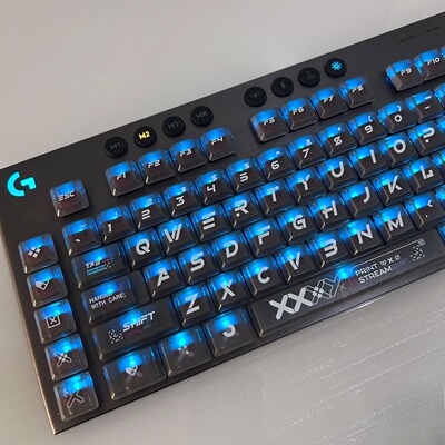 透光G913键帽套装兼容罗技G813/G815/G913/G915/TKL机械游戏键盘